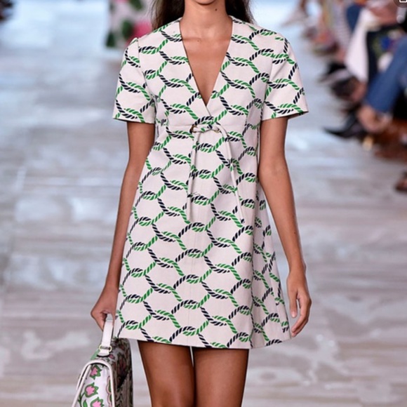 Tory Burch Dresses & Skirts - Tory Burch Runway Pier Dress rope nautical print